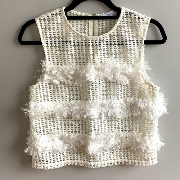 English Factory - Sleeveless White Top - Picture 1 of 8